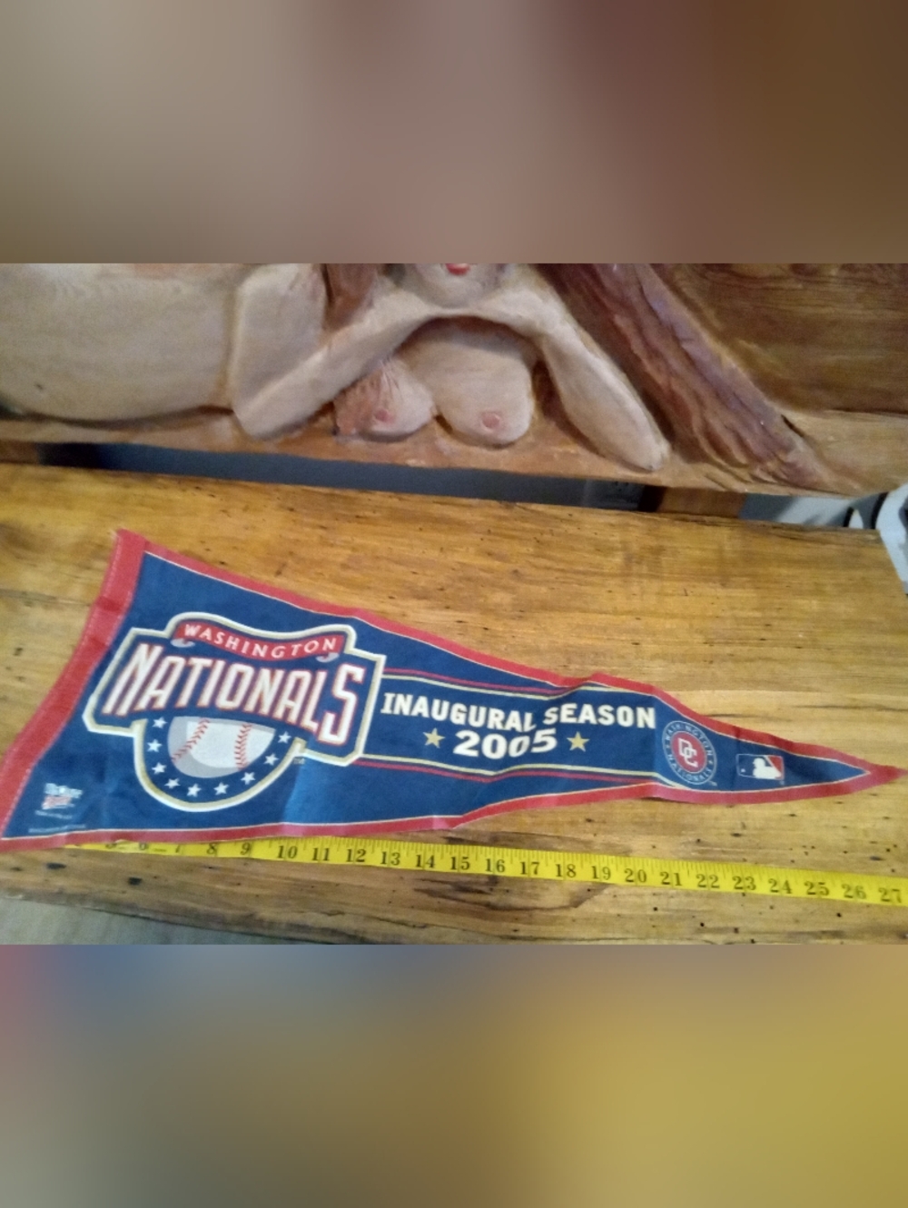 Washington Nationals 2005 Inaugural Season Pennant - 1st Season In DC 12"×30"